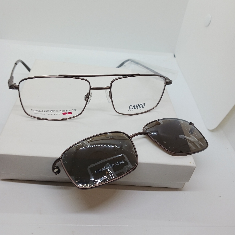 NWT Men's CARGO CLIP-ON SUNGLASSES C5503